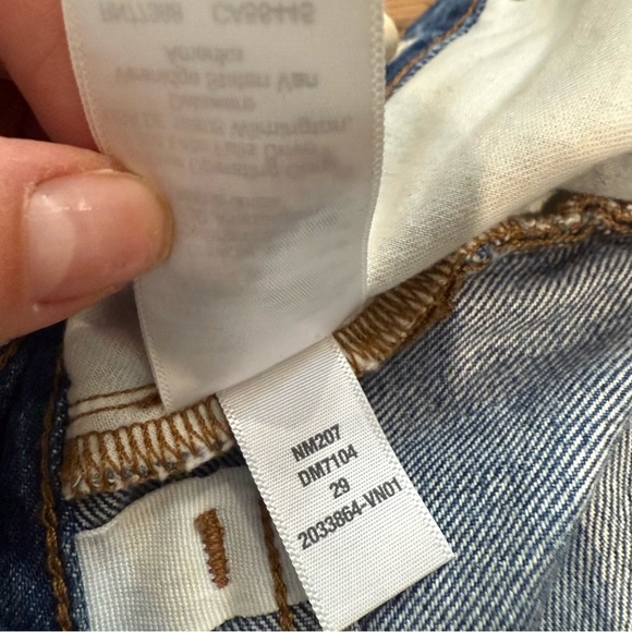 Madewell Low-Slung Straight Jeans Palmina Wash - Picture 9 of 10